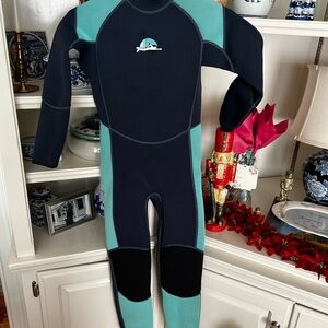 Xuker Boys Teal and Black Wetsuit